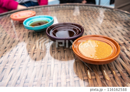 Small Moroccan Tagines, Traditional Color Morocco Pottery, African Souvenir, Moroccan Food 116162588