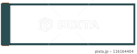 巻き物のコピースペース 巻き物のコピースペース 116164404