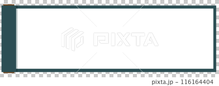 巻き物のコピースペース 巻き物のコピースペース 116164404