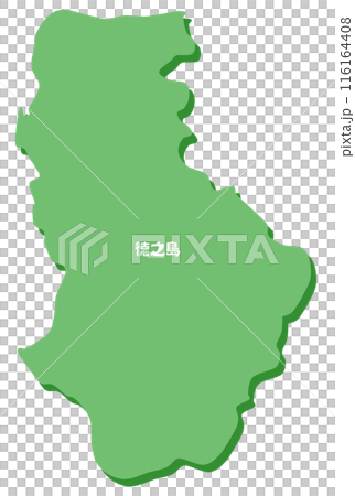 Shape of Tokunoshima (Kagoshima Prefecture) 116164408