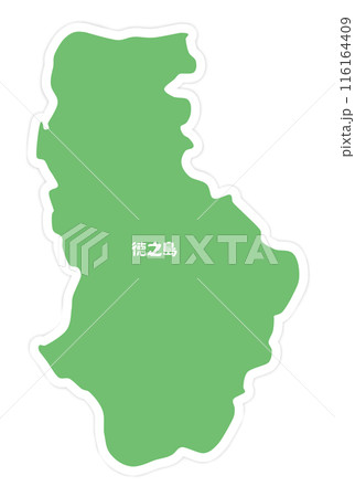 徳之島(鹿児島県)の形 116164409