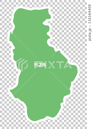 徳之島(鹿児島県)の形 116164409