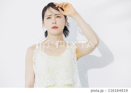 日光を浴びたビューティイメージ 116164819