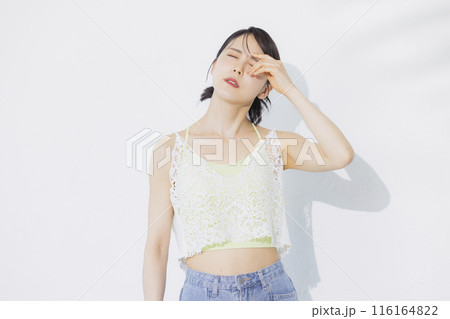 日光を浴びたビューティイメージ 116164822