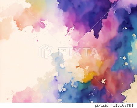 水彩の壁紙「AI生成画像」 水彩の壁紙「AI生成画像」 116165891