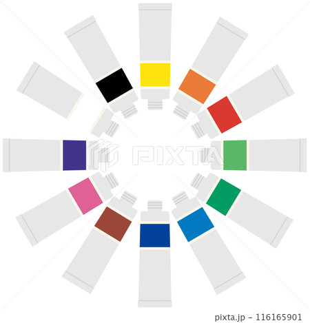 絵の具のチューブ 116165901