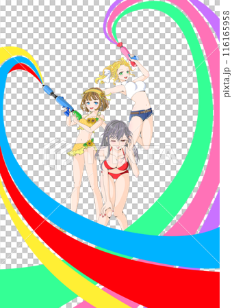 Rainbow Heart Girls 116165958