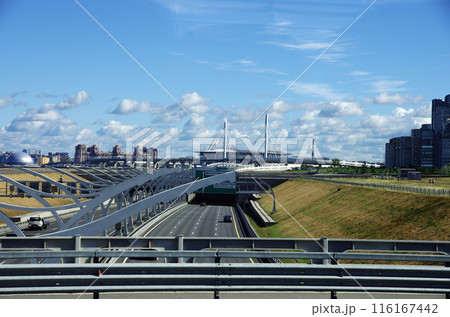 ロシア有数の港湾都市サンクトペテルブルク港湾 116167442