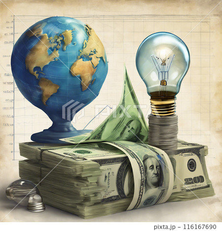 アイデアが浮かんだ世界のイメージ 116167690