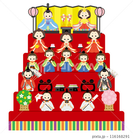 2024お雛様イラスト 2024お雛様イラスト 116168291