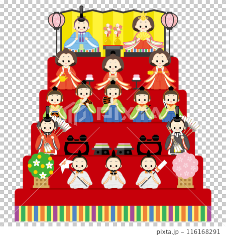 2024お雛様イラスト 2024お雛様イラスト 116168291