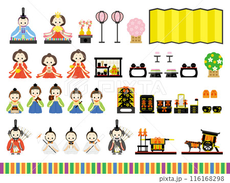 2024お雛様イラスト 2024お雛様イラスト 116168298