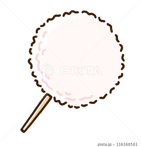 お祭りの屋台で売られているわたあめ 116168581