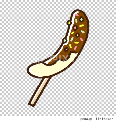 "Chocolate bananas" sold at festival stalls "Chocolate bananas" sold at festival stalls 116168587