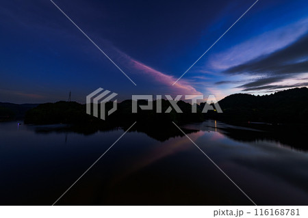 2024年夏布目ダムの夕景 日没前からゴールデンアワーを経てブルーアワーまで広角 ブルーアワー⑬ 2024年夏布目ダムの夕景 日没前からゴールデンアワーを経てブルーアワーまで広角 ブルーアワー⑬ 116168781
