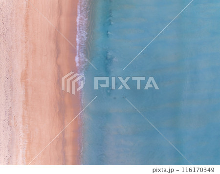 Top view Beach waves background, Natural background, photo sea waves texture background Top view Beach waves background, Natural background, photo sea waves texture background 116170349