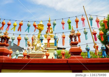 タイチェンマイにある寺院の美しい風景 タイチェンマイにある寺院の美しい風景 116170490