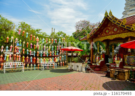 タイチェンマイにある寺院の美しい風景 タイチェンマイにある寺院の美しい風景 116170493