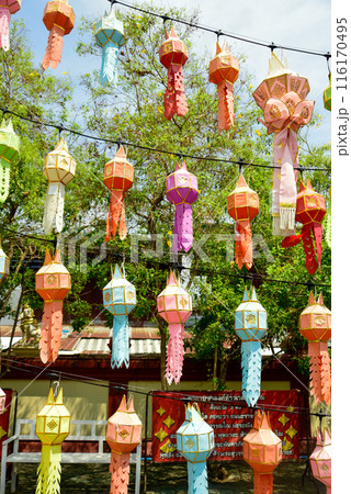 タイチェンマイにある寺院の美しい風景 タイチェンマイにある寺院の美しい風景 116170495