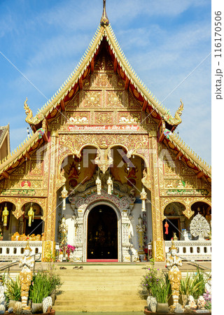 タイチェンマイにある寺院の美しい風景 タイチェンマイにある寺院の美しい風景 116170506