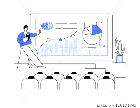 Economic forecasting abstract concept vector illustration. Economic forecasting abstract concept vector illustration. 116171743