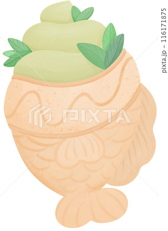 green tea fish ice cream 116171875