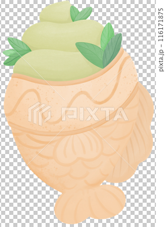 green tea fish ice cream 116171875