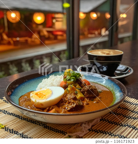 町家カフェで食べるスパイスカレー 116171923