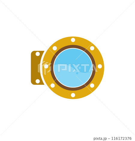 Submarine icon flat design 116172376