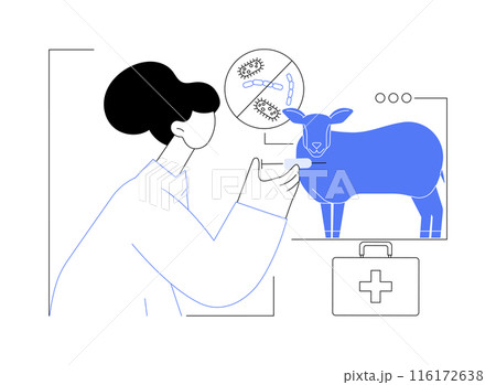 Antiparasitic drugs abstract concept vector illustration. Antiparasitic drugs abstract concept vector illustration. 116172638