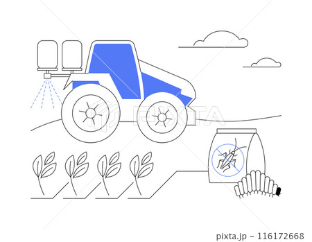 Insecticides abstract concept vector illustration. 116172668