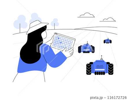 Autonomous seeding abstract concept vector illustration. Autonomous seeding abstract concept vector illustration. 116172726