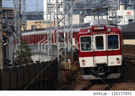 ［B］近鉄京都線／近鉄橿原線8800系電車（急行：京都⇔橿原神宮前） 116172955
