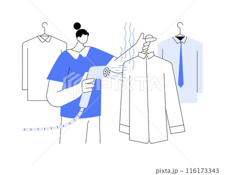 Laundry service abstract concept vector illustration. 116173343