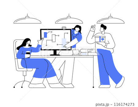 Branding abstract concept vector illustration. Branding abstract concept vector illustration. 116174273