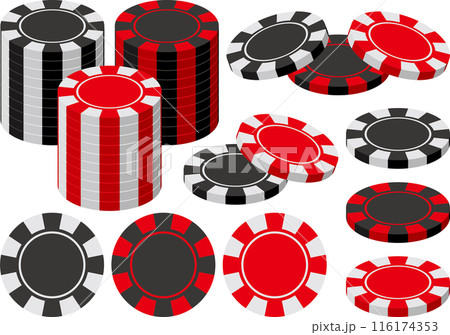 カジノチップのイラスト素材集 カジノチップのイラスト素材集 116174353