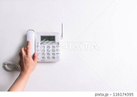固定電話　Fixed-line phone 116174395