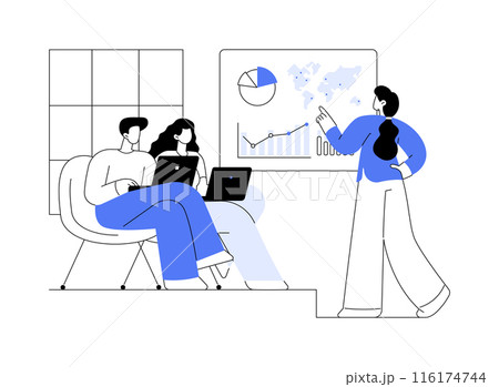 Project implementation abstract concept vector illustration. 116174744