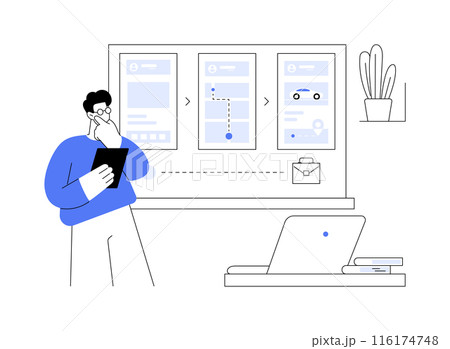 Delivery Plan abstract concept vector illustration. 116174748