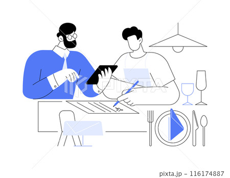 Franchise disclosure document abstract concept vector illustration. 116174887
