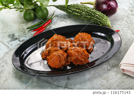 Kashmiri aloo dum - potato stuffed cheese 116175143