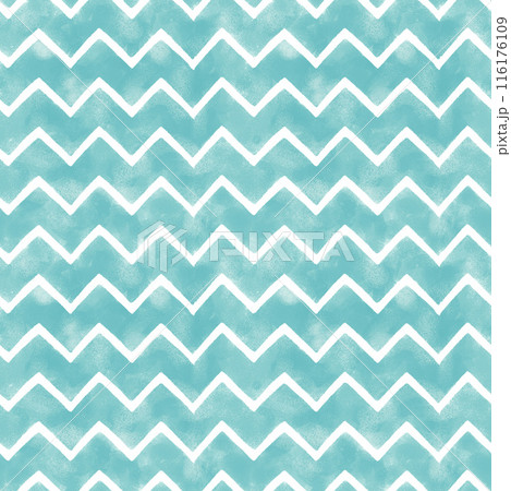 ジグザグ-水色 116176109