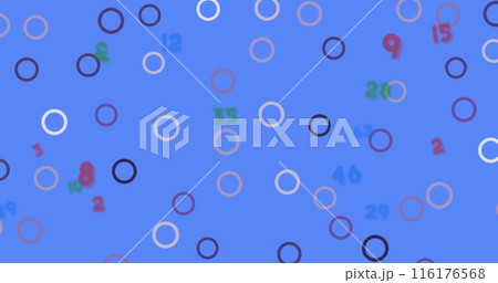 Image of text with globe and network of connections 116176568