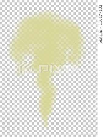 Yellow smoke rising from the bottom up 116177132