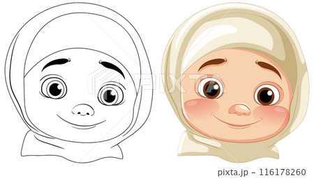 Cute Baby Girl in Hijab Cute Baby Girl in Hijab 116178260
