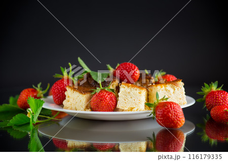 red ripe strawberry spring on a white background red ripe strawberry spring on a white background 116179335