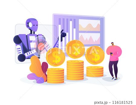AI-Dynamic Pricing Strategies abstract concept vector illustration. 116181525
