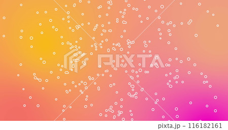 Image of network of connections against purple gradient background Image of network of connections against purple gradient background 116182161