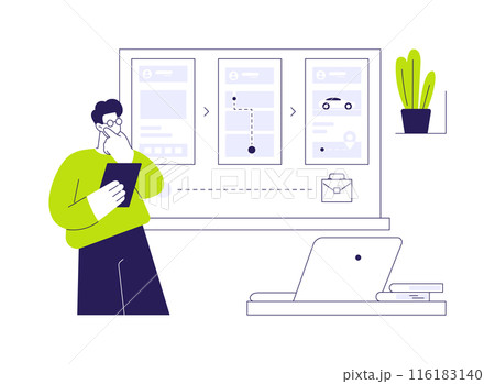 Delivery Plan abstract concept vector illustration. 116183140