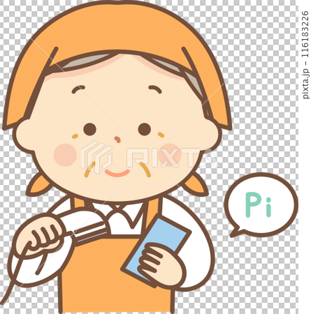 高級女性用掃描器閱讀產品 116183226